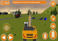 Heavy Excavator Crane Simulator